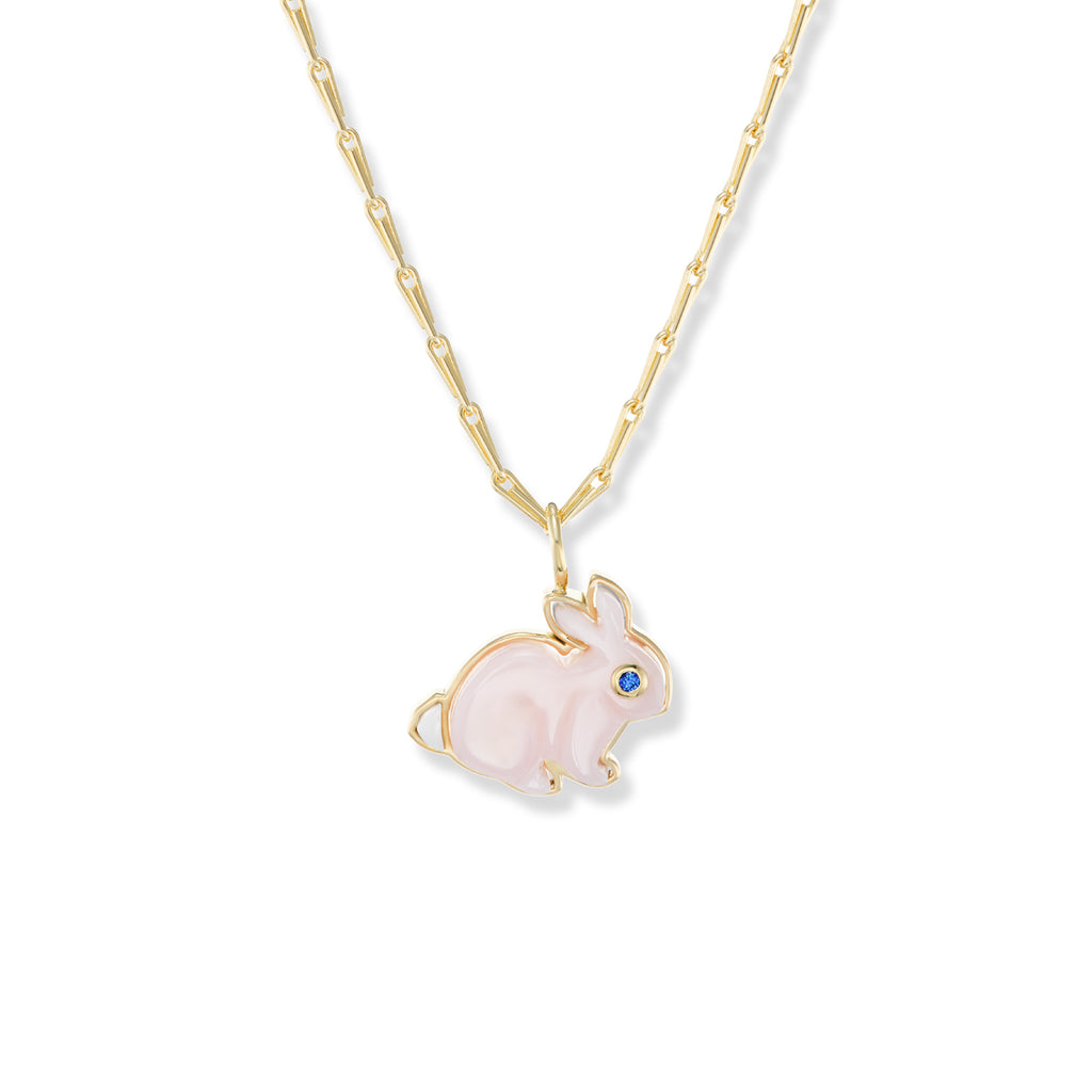 Wholesale Alloy Sleeping Bunny Pendants 