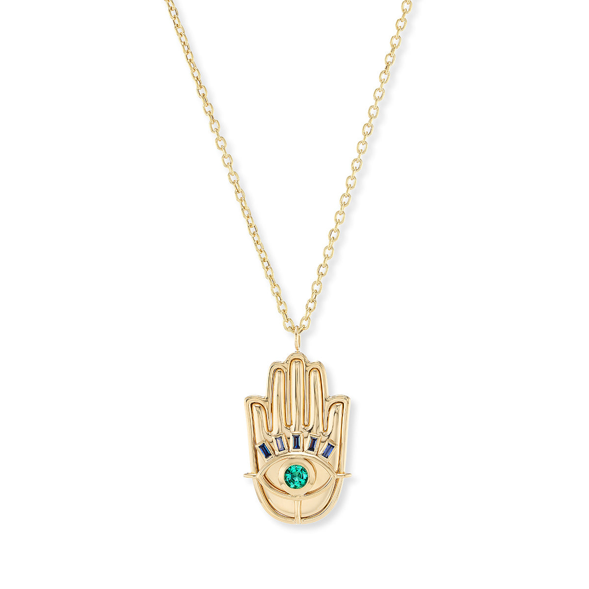 Hamsa on sale pendant gold