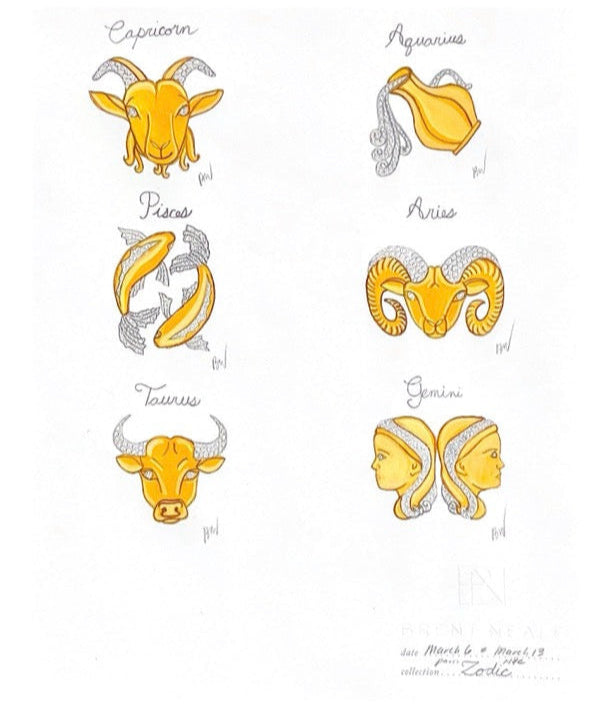 Capricorn Zodiac Ring – Brent Neale
