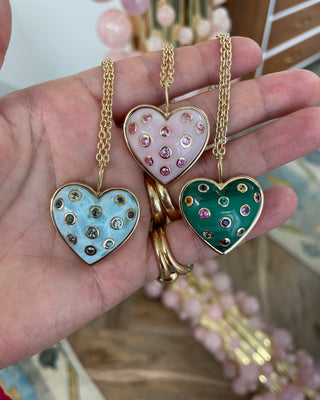 Malachite best sale heart pendant