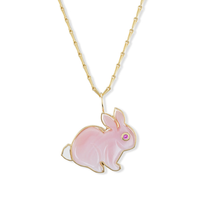 Floral Dreams Bunny Necklace