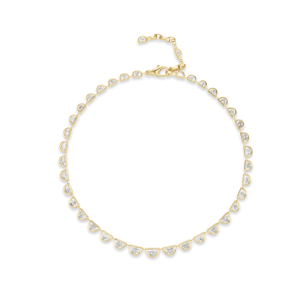 Pillow Necklace with Half-Moon Diamonds – Brent Neale