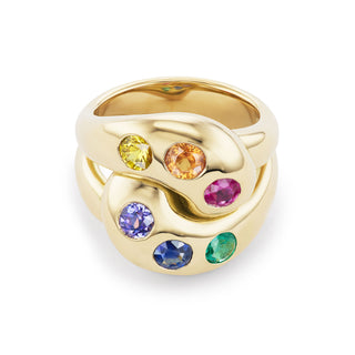 Knot Ring with Rainbow Rounds