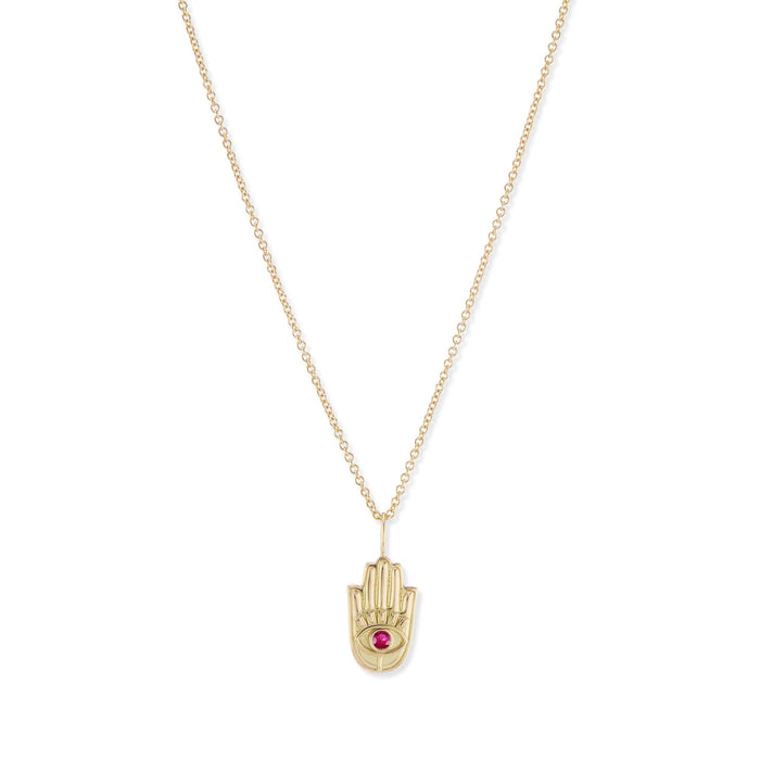 Hamsa Hand Charm - Mini Hamsa Necklace
