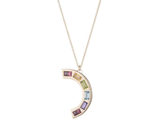 XL Deconstructed Rainbow Necklace