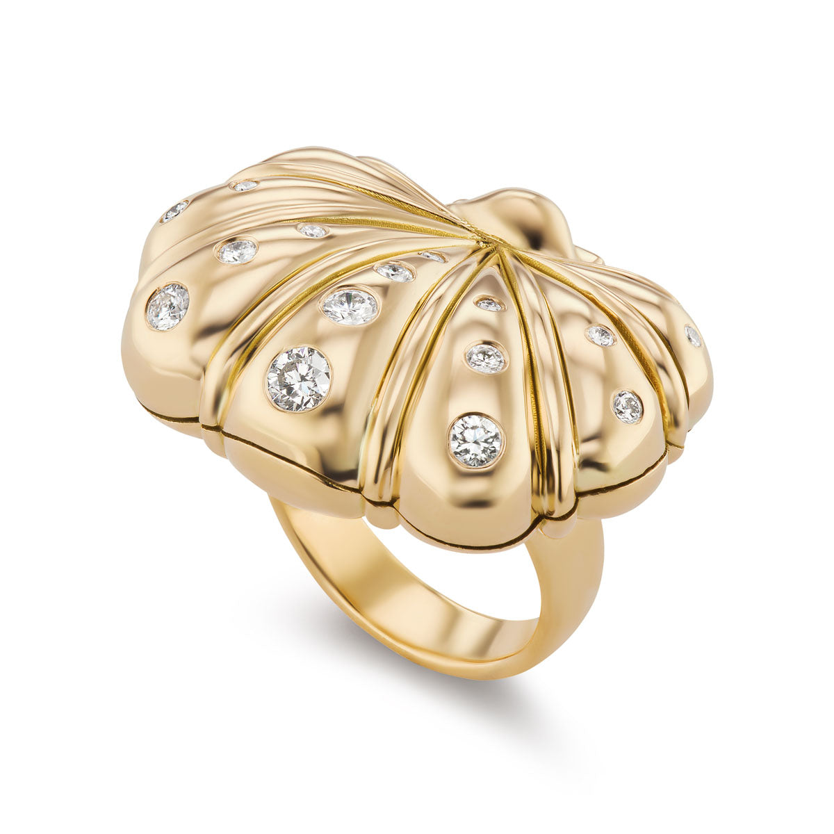 Large Clam Shell Ring – Brent Neale