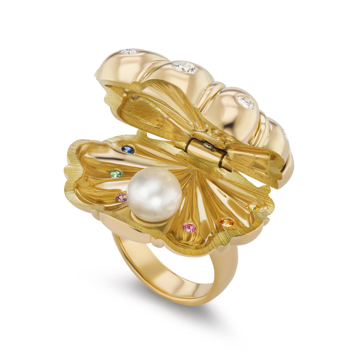 Clam Rinbg Large Clam Shell Ring – Brent Neale