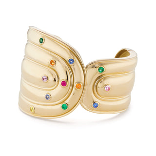 Marianne Cuff with Rainbow Insets