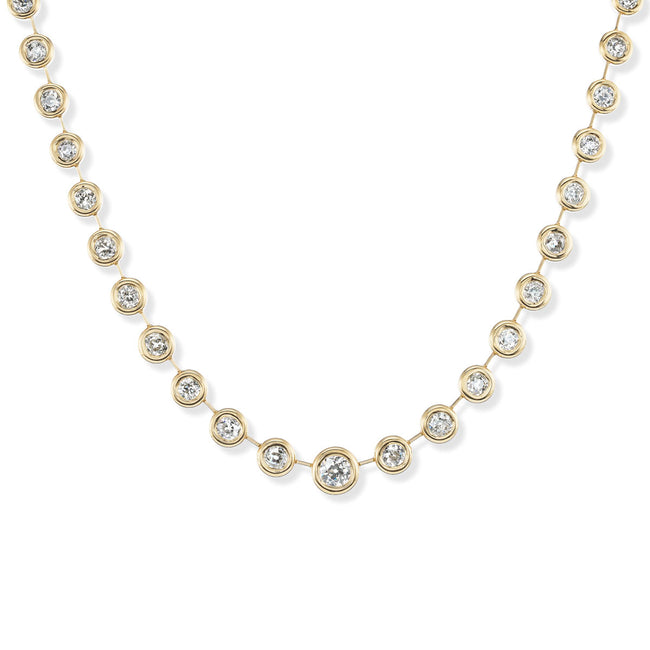 OneofaKind Pillow Necklace with OldMine Diamonds Brent Neale