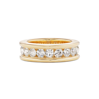 Channel-Set Band with Round Diamonds