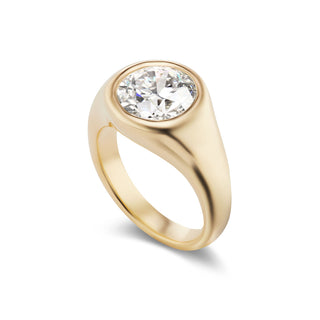 One-of-a-Kind BNS Ring with Single Round Diamond