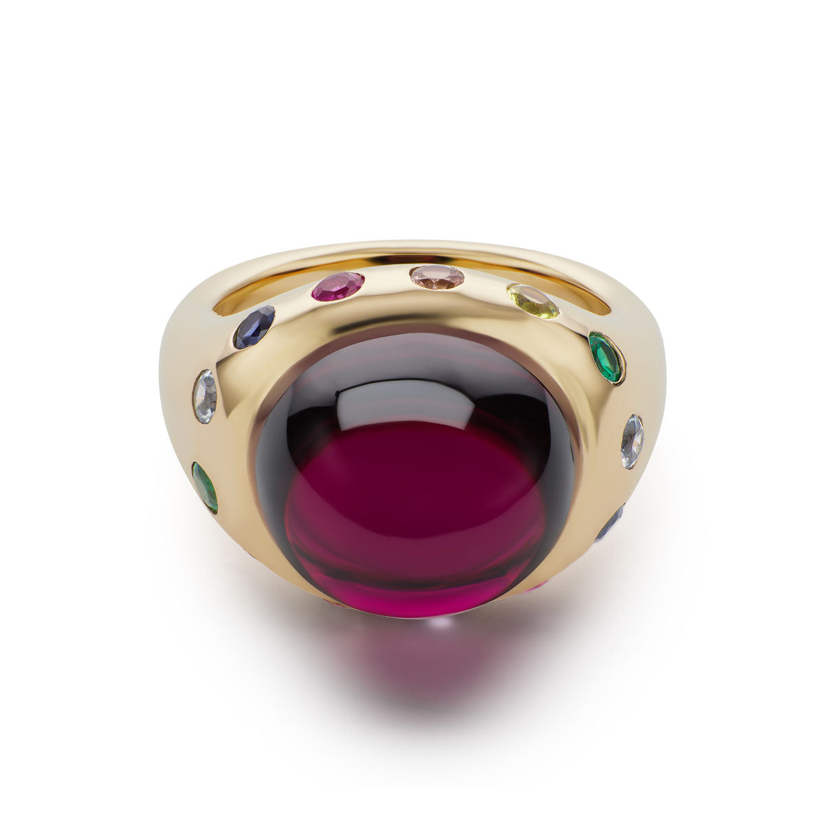 Rainbow deals crown ring