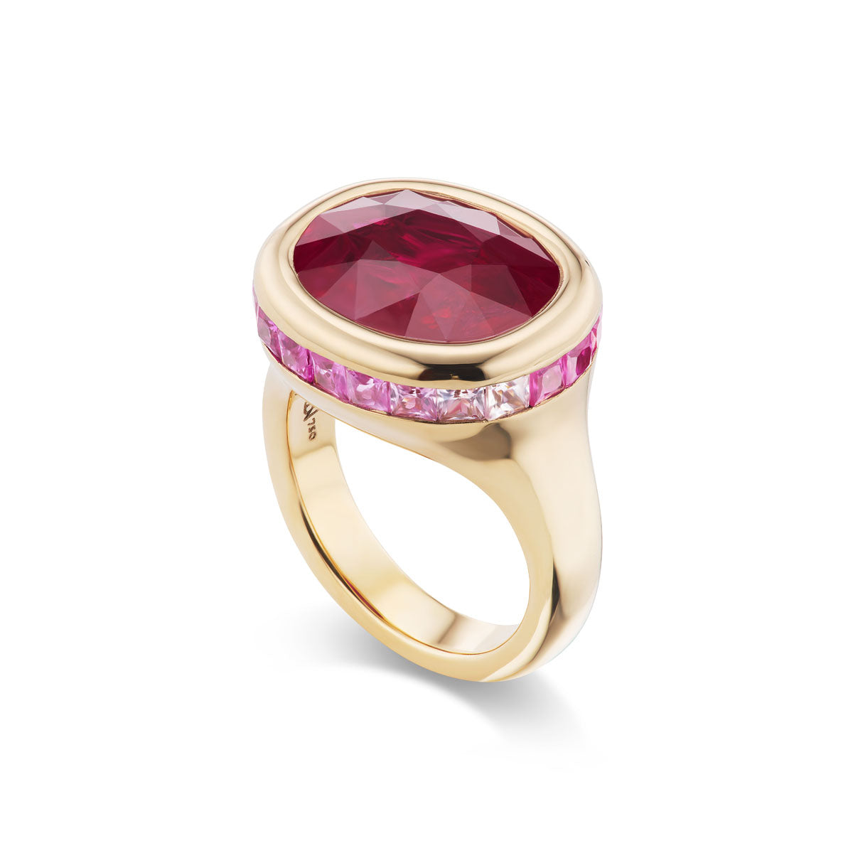 Ruby ombre ring hot sale