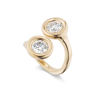 Moi Et Toi Ring with 1.5ct Diamond Rounds