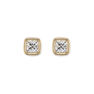 Pillow Studs with Diamond Cushions